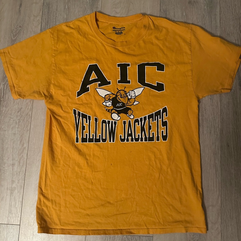 Champion Yellow AIC Graphic Tee